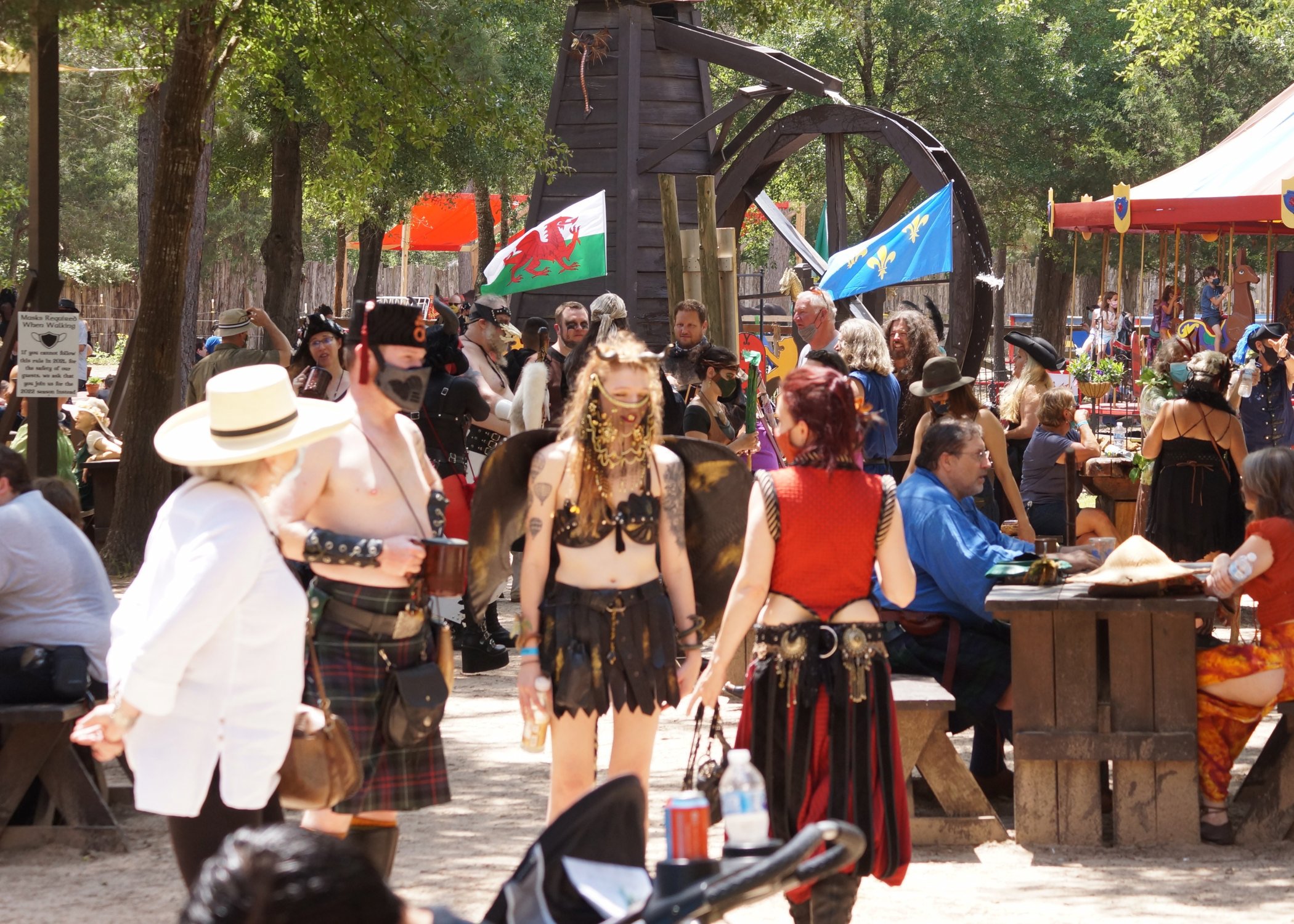 Inside the faire