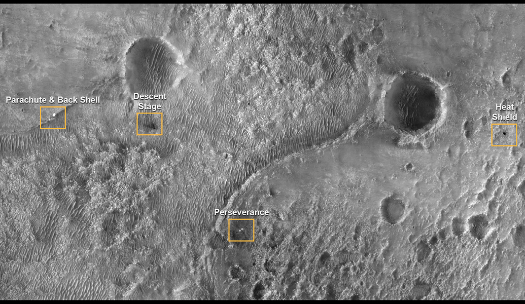 Mars 2020 Perservance Landing Site
