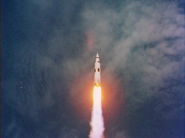 Saturn V launching Apollo 11